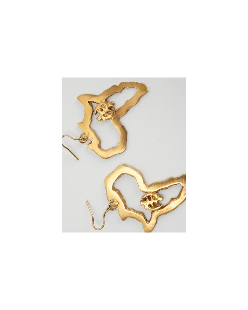 Boucles d’oreilles Queen Afrique - Symbole adinkra Nyame