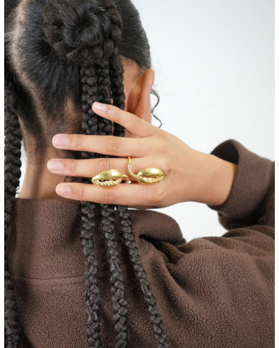 Bague Queen Cauri Double