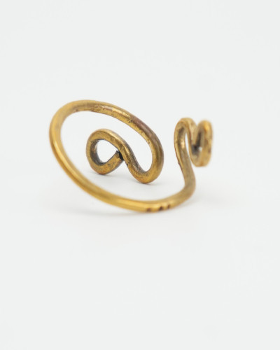 Bague fantaisie en bronze doré – Aya